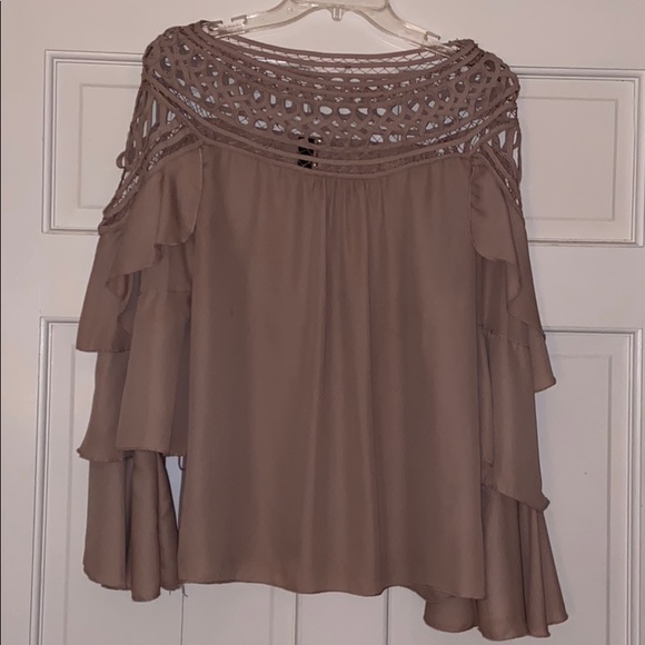 Long Sleeve Bell Sleeve Top - Picture 1 of 2